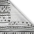 thumbnail image 4 of Ambesonne Tribal Valance Pack of 2, Prehistoric Aztec, 54"X18", Charcoal Grey White, 4 of 5