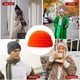 thumbnail image 4 of Minnieouse Sombrero de hilo de punto de invierno Diseño de personalidad Moda Gorras de cabeza corta Color Hombres Mujeres Sombreros Patinaje Camping Type3 NO3, 4 of 6