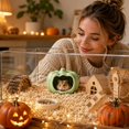thumbnail image 5 of Fall Pumpkin Decor Glazed Ceramic Hamster Hideout, Cool Heavy-Duty Small Pet Shelter for Rabbit Mice Gerbil, Reptile & Amphibian Habitat Hideouts, 5 of 5