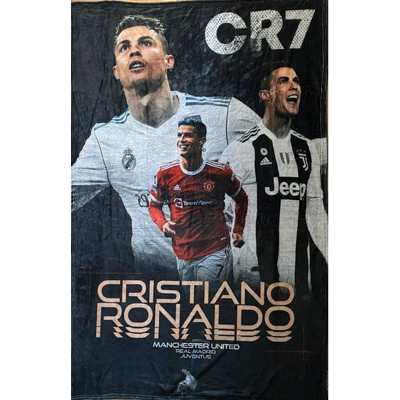 Exclusiva! Cobija Frazada Ultra Suave Cristiano Ronaldo CR7 Bicho