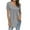 Gray, variant on Fesfesfes Tank Top Women Fashion Women Summer Solid Pleated Round-Neck Blouses Loose Short Sleeve Tops T-Shirt 10(XL)