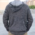 thumbnail image 4 of WXLWZYWL Men's Knitted Sweater - Slim Pullover Sweaters for Men with Hoodie Vintage Drawstring Turtleneck Knit Hoodie Casual Long Sleeve Loose Knitted Pullover, 4 of 4