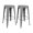 Gray, variant on AmeriHome Indoor/Outdoor 30 inch Metal Bar Stool Set - 2 Piece