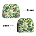 thumbnail image 6 of Kdxio Watercolor Green Tropical Pattern Print 2 Piece Car Head Rest Covers Set Auto Front/Rear Seats Headrest Cover Universal Fit Most Cars,Sedan, SUV, 6 of 9