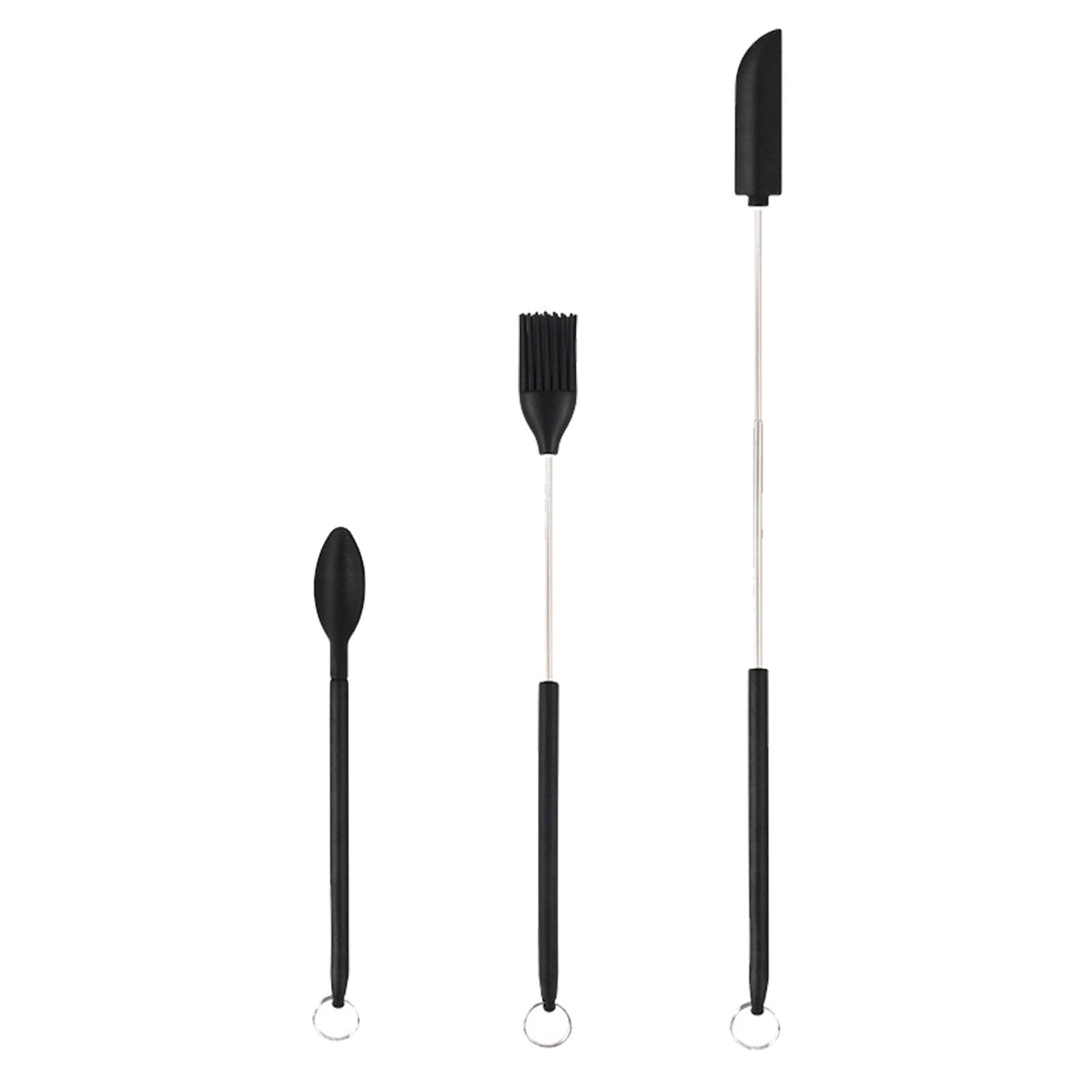 Mini Silicone Telescoping Spatula 2022 Upgrade Kitchen Cooking Spoon