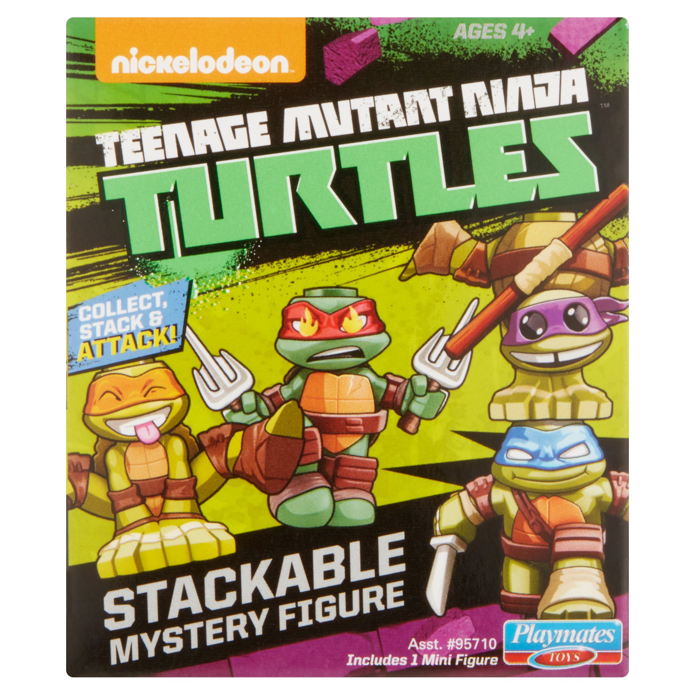 Playmates Toys Teenage Mutant Ninja Turtles Stackable Mystery Figure Ages 4+ - Walmart.com