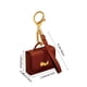 thumbnail image 3 of Leather Key Chain Pouch Bag Pendant Strap Handle Coin Purse Earphone Case Storage Organizer for Women Men Gift Accessories, 3 of 6