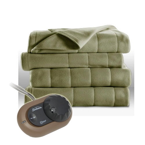 Sunbeam Electric Heated Fleece Blanket Royal Dreams - Twin ...