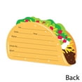 thumbnail image 5 of Big Dot of Happiness Taco 'Bout Fun - Shaped Fill-in Invitations - Fiesta Invitation Cards with Envelopes - Set of 12, 5 of 7