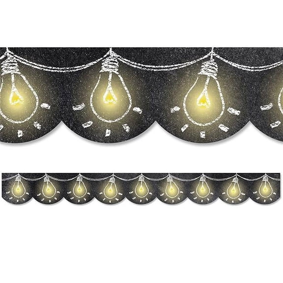 Creative Teaching Press CTP10470 2.75 x 24 in. Lightbulbs EZ Border, Multi Color