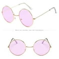 thumbnail image 4 of 1 Pair of Glasses Black Women Men Vintage Retro Glasses Unisex Fashion Circle Frame Sunglasses Eyewear, 4 of 9