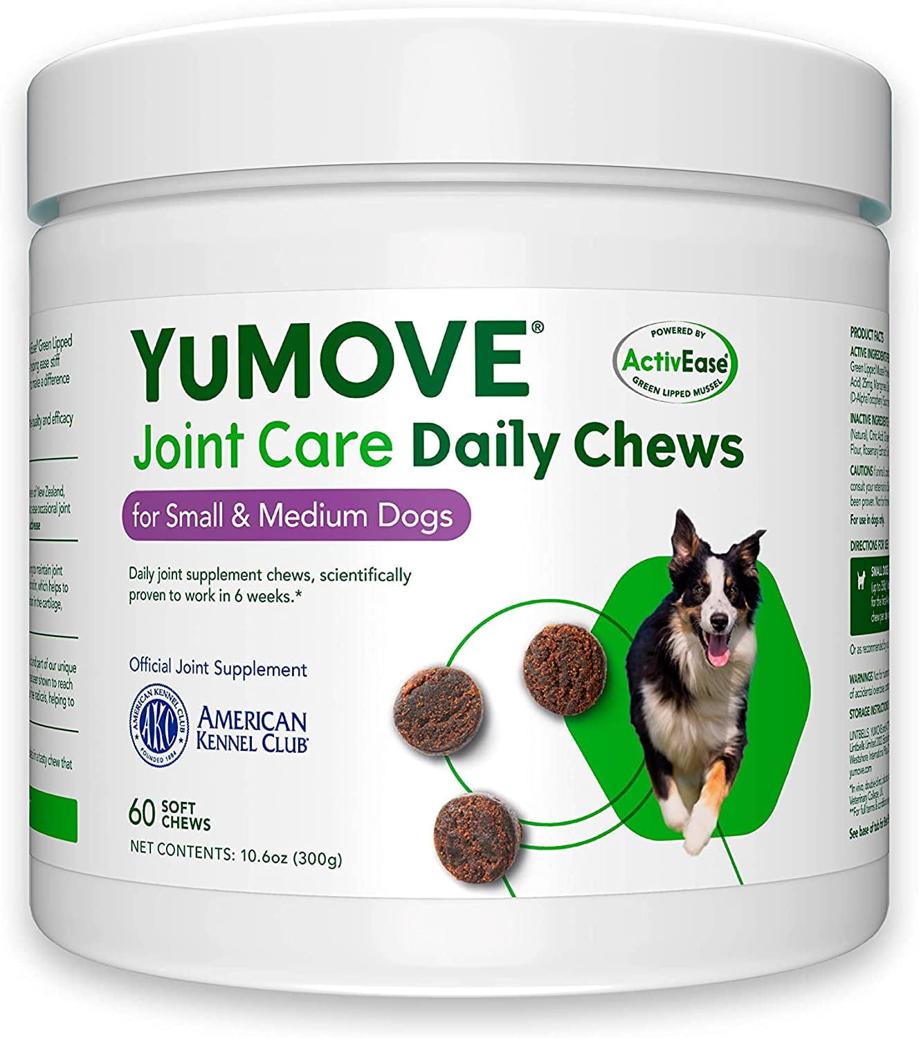 YuMOVE Daily Chews Hip and Joint Supplement for Small & Medium Dogs