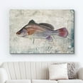 thumbnail image 2 of wall26 Framed Canvas Print Wall Art Freshwater Drum Fish on Granite Background Marine Life Animals Digital Art Realism Nautical Scenic Colorful Ultra for Living Room, Bedroom, Office - 12"x18&qu, 2 of 5