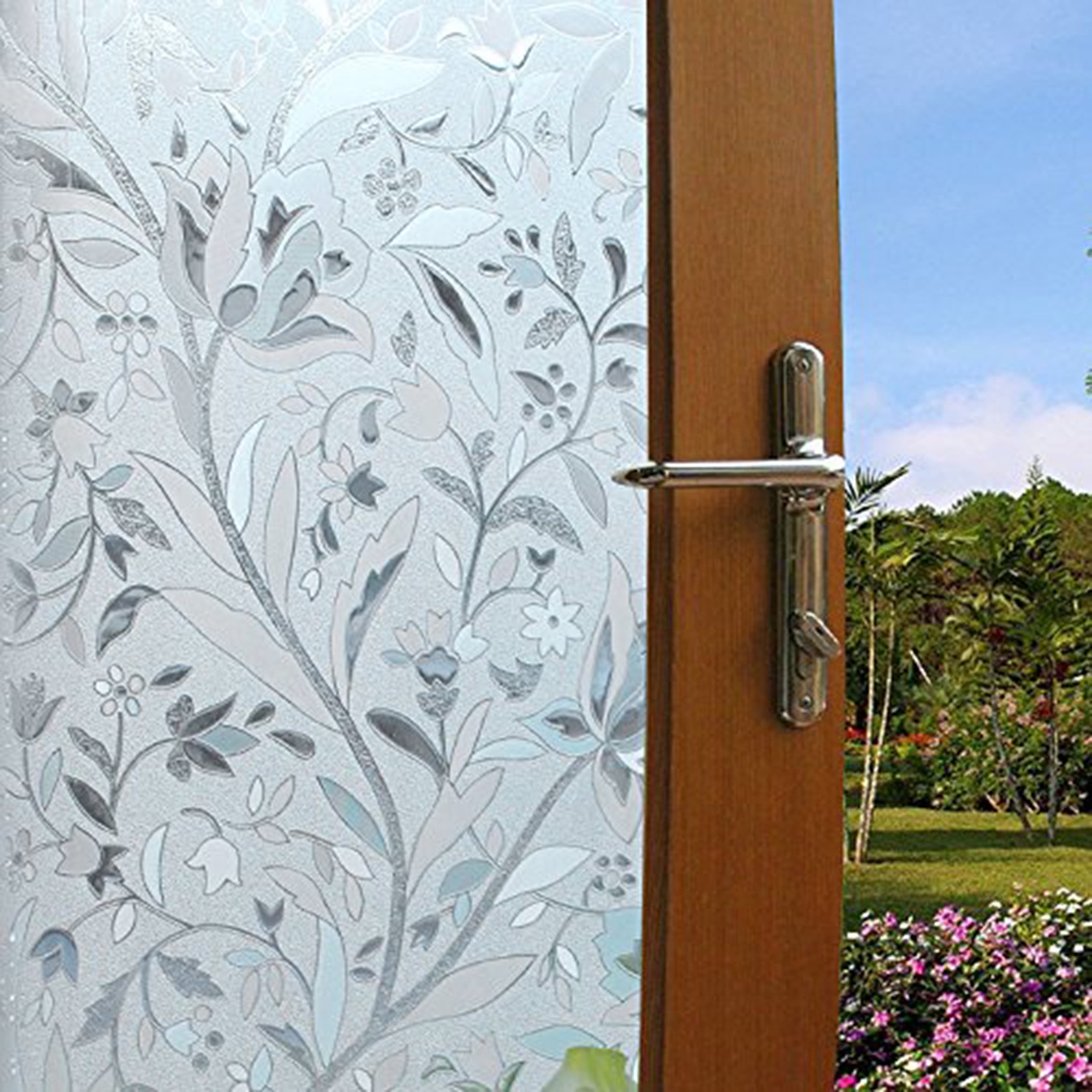 Window Privacy Film No Glue Glass Film Shower Door Privacy Window Film