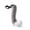 Grey, variant on Anime Animal Furry Dog Fox Tail Costume Accessory,Halloween Plush Fursuit Therian Theme Dog Fox Wolf Tails Outfit