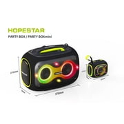 Hopestar Series Party Box Mini 10W Wireless Bluetooth Speaker with LED Lights