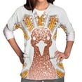 thumbnail image 3 of Feancey Medical Scrubs for Women Thanksgiving Short Sleeve V Neck Scrub Tops Novelty Turkey Print Working T-Shirts Holiday Casual Nursing Uniforms Multicolor S, 3 of 7