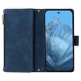 thumbnail image 2 of compatible Google Pixel 9 Pro Pixel 9 Case Zipper Wallet Multiple Card Slots Leather Phone Cover - Blue Newway CPDD, 2 of 5