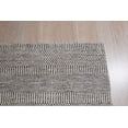 thumbnail image 4 of EORC Beige/Brown Hand Knotted Wool Modern Modern Grass Rug, 2' x 4', 4 of 6