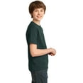 thumbnail image 3 of Port Company Youth Cotton Essential T-Shirt Dark Green S., 3 of 3