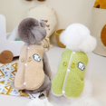 thumbnail image 5 of Chaleco de lana sólida para perros, ropa para mascotas, abrigo cálido para otoño e invierno, chaqueta para cachorros, disfraces para gatos, ropa para perros chihuahua y bichón, 5 of 5