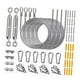 thumbnail image 1 of Kit de herrajes para toldo vela, accesorios, juego de fijación para toldo portátil de alambre metálico 52 piezas, 1 of 9