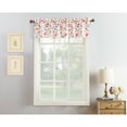 thumbnail image 4 of No. 918 Deana Floral Semi-Sheer Rod Pocket Kitchen Curtains, 54"x36", 4 of 5