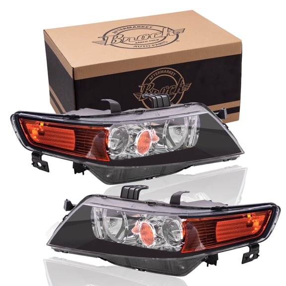 Brock Headlight for 2004-2005 TSX HID w/o HID Kit Set 33101SECA12