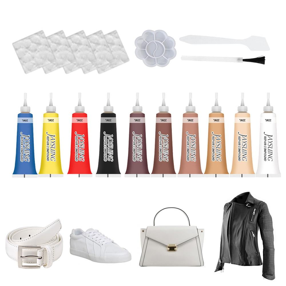 Vinyl and Leather Repair Kit PU Leather Repair Paint Gel for Sofa Leather Repair Filler