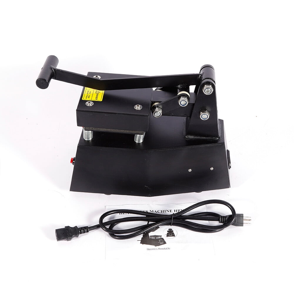 450W 110V Hot Press Machine, Heat Press Machine with LCD Screen, 0-250°C, Freestanding