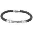 thumbnail image 1 of Pulsera de cuero de PU trenzada a la moda para hombre, pulsera elegante Simple, accesorio de joyería, 1 of 8