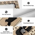 thumbnail image 6 of Farmhouse Bear Outdoor Rug for Patio/Deck/Porch, Non-Slip Large Area Rug 6 x 9 Ft, Country Vintage Animals Paw Print Brown Indoor Outdoor Rugs Washable Area Rugs, Reversible Camping Rug Carpet Runner, 6 of 8
