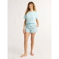 thumbnail image 2 of Joyspun Women's Woven Pajama Boxer Shorts, 3'' Inseam, Sizes XS-3X, 2 of 6