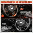 Yuqutum 3PCS Steering Wheel Panel Frame Trim Cover for Subaru Forester