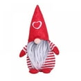 thumbnail image 2 of 1PC Christmas Gnome Plush Decorations, Handmade Scandinavian Tomte - Christmas Home Tabletop Elf Gnomes Decor Ornaments, 2 of 9