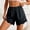 Black, variant on Womens Shorts Satin Silk Lace Shorts Casual Elastic Waist Lounge Shorts Summer Beach Ruffle Shorts Bloomers Satin Pant Slip(Khaki,M)