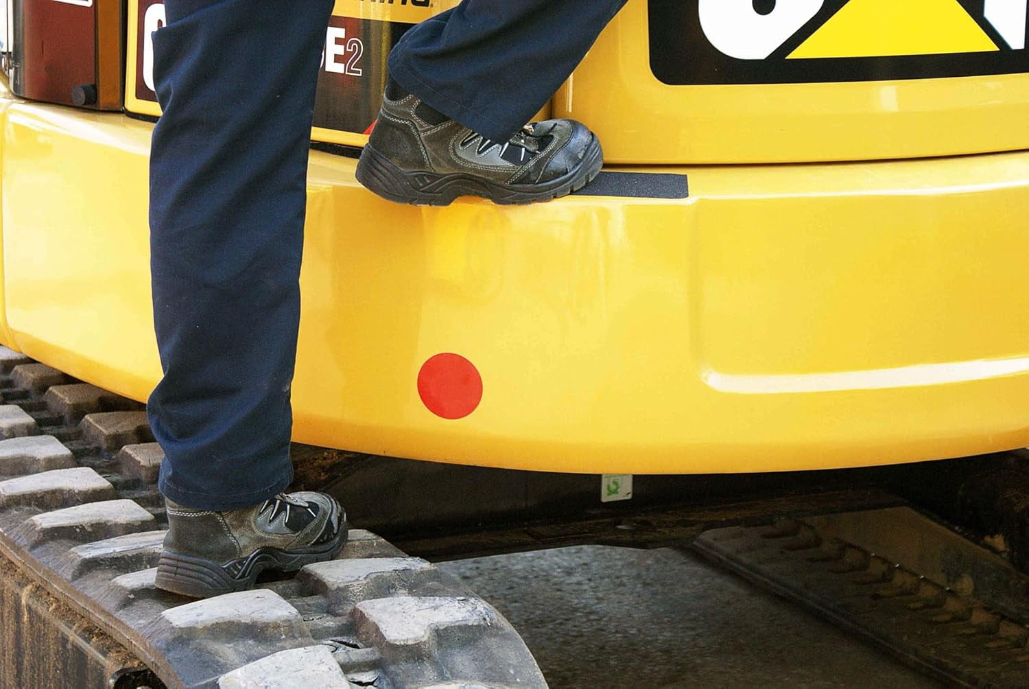 Durable DURALINE GRIP 50mm Black, Self-Adhesive Strong Anti-Slip Hazard Warning Floor Tape