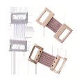 thumbnail image 3 of Bandage Élastique de Remplacement Clips Métalliques Extensibles Pinces de Fixation Crochets 10 Pcs-Café, 3 of 3