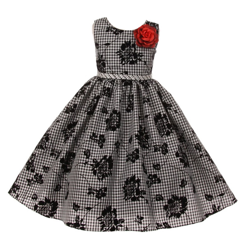 black and silver frock