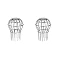 thumbnail image 3 of ZheElen Grilles à Lames en Acier Inoxydable pour 75pipes 2Set Robuste et Durable, 3 of 6