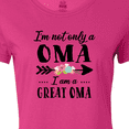 thumbnail image 4 of Inktastic I'm Not Only a Oma I'm a Great Oma with Flowers Women's T-Shirt, 4 of 5
