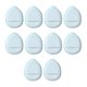 thumbnail image 2 of 10 piezas de mini soplo de polvo en forma de , detalle facial maquillaje cojín de aire suave esponja cosmética para base cara suelta Azul Sunnimix Soplo de maquillaje triangular, 2 of 8