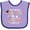 Lavender and Purple, variant on Inktastic My Mom Graduated and I'm Super Proud Boys or Girls Baby Bib