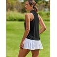 thumbnail image 5 of Pinspark Women's Sports Polo Shirts Sleeveless Summer Golf Tank Lightweight Quick Dry Collared Golf Shirt Sportswear, 5 of 7
