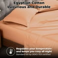 thumbnail image 2 of Superior Egyptian Cotton 300 Thread Count Bed Sheet Set, Full, Beige, 2 of 10