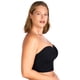 thumbnail image 3 of Sujetador largo sin tirantes HSIA para mujer con soporte antideslizante negro, 3 of 7