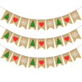 thumbnail image 4 of 2 Sets Fireplace Garland Holiday Party Bunting Banner Holiday Party Decoration Holiday Banner Bunting, 4 of 4