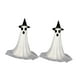 thumbnail image 2 of 2 piezas de adornos colgantes de Halloween, figuras de fantasmas con sombreros y LED 12 m, 2 of 9