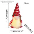 thumbnail image 1 of Muñeco trineo liso con pelo navideño, adornos navideños para el hogar, adornos navideños, regalos de Año Nuevo para niños, 1 of 4