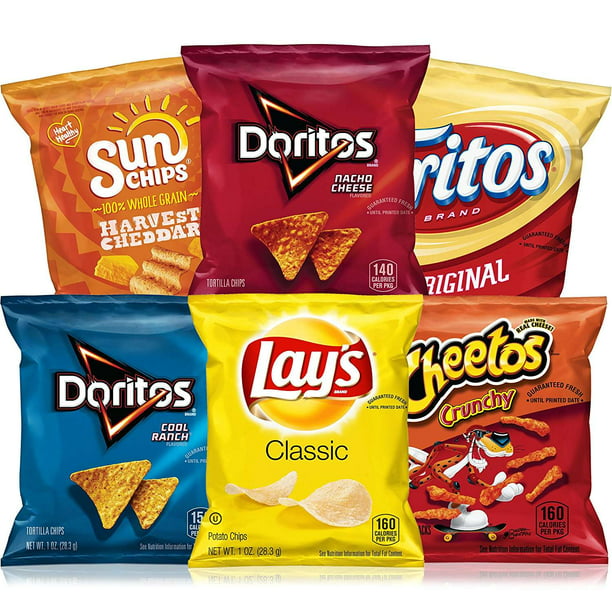 Frito-Lay Classic Mix Variety Pack, 40 Count - Walmart.com